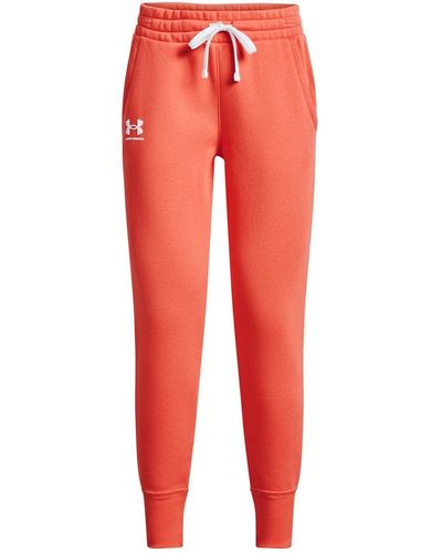 Under Armour S Pants Vrouwen Ua Rival Fleece Joggers - Rood