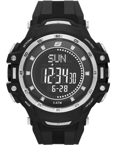 Skechers Grandpoint Digital Compass Watch - Black