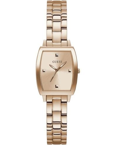 Guess Tone Stainless Steel Case & - White