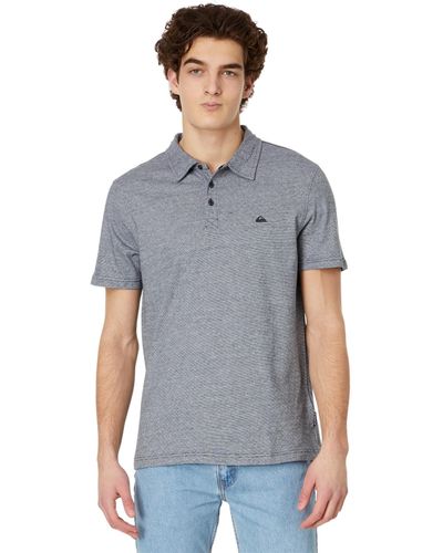 Quiksilver Sunset Cruise Collared Polo Shirt - Blue
