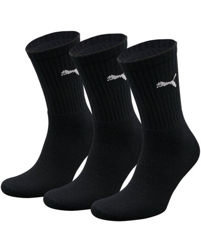 PUMA 6 pair Footie Invisible Socks Gr. 35-46 - Noir