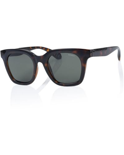 Superdry Sds 5008 Sunglasses 102 Gloss Tortoise/vintage Green - Black