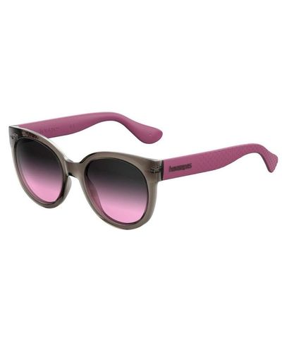 Havaianas Sunglasses Noronha/m 7hh Ff Grey Pink 52-21 - Multicolour