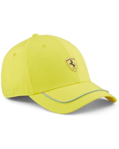 PUMA 's Ferrari Race Baseball Cap Hat - Yellow