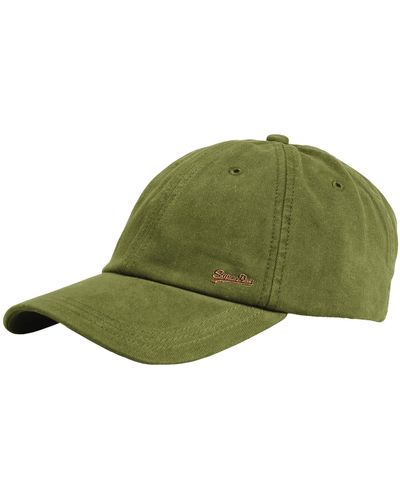 Superdry Vintage Emb Cap Beret, - Green
