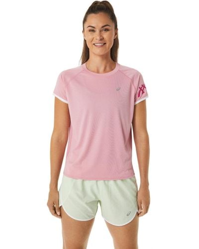 Asics Icon Ss Top T-shirt - Paars