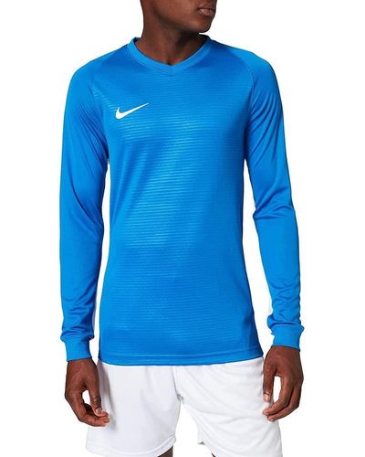 Nike , Tiempo Premier, Shirt Voor - Blauw