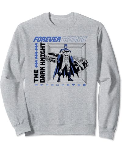 Amazon Essentials Dc Comics Forever Batman The Dark Knight Frame Sweatshirt - Gray