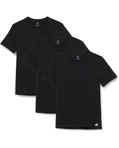 adidas Multipack Crew Neck T-Shirt - Nero