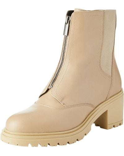 Geox D Damiana Ankle Boot - Natural