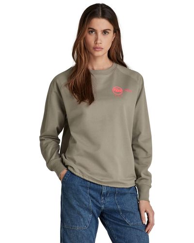 G-Star RAW Fish Tail Gr R Sw Jumper - Green