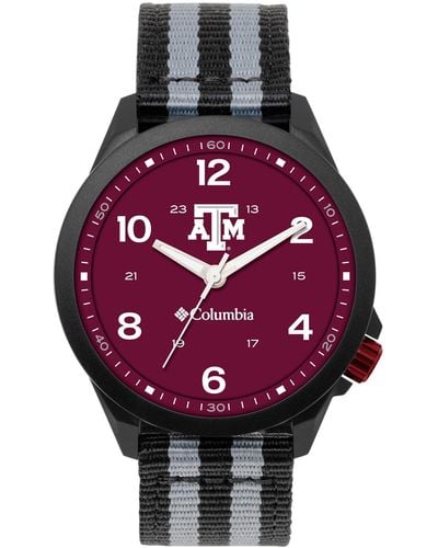 Columbia Mens Crestview Texas A&m Nylon Strap Watch - Css10-111 - Purple