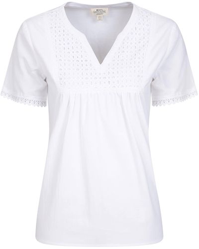 Mountain Warehouse 100% Cotton Ladies Summer - White
