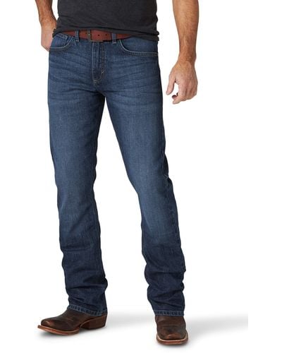 Wrangler 20X No. 42 Stockyard Stretch Slim Bootcut Jeans Blue 30W x 34L