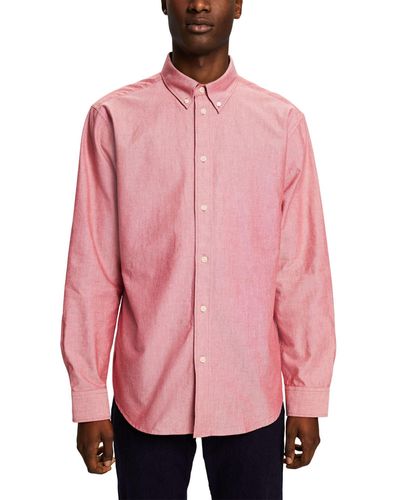 Esprit Oxford-Hemd aus Baumwolle - Pink