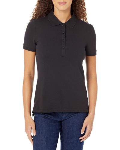 Amazon Essentials Short-sleeve Polo Shirt - Black