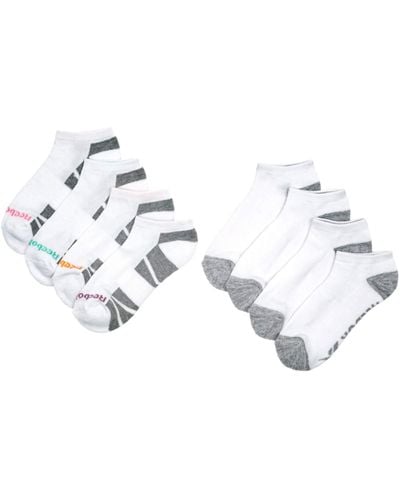 Reebok Ladies Cushion Low Cut Socks - White
