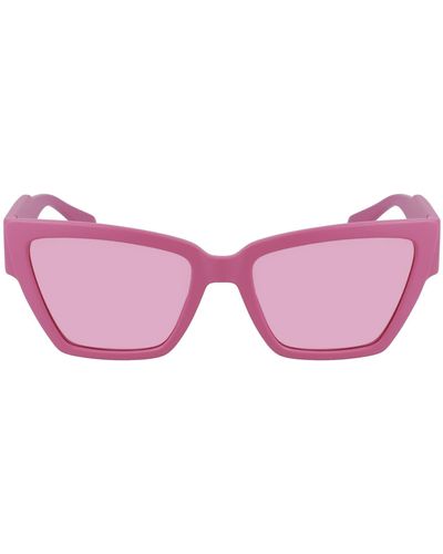 Calvin Klein Jeans Ckj23624s Cat Eye Sunglasses - Pink