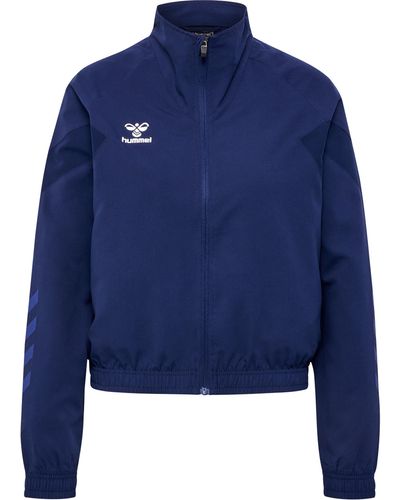 Hummel Jacke Hmltravel Multisport Atmungsaktiv Leichte Design Marine - Blau