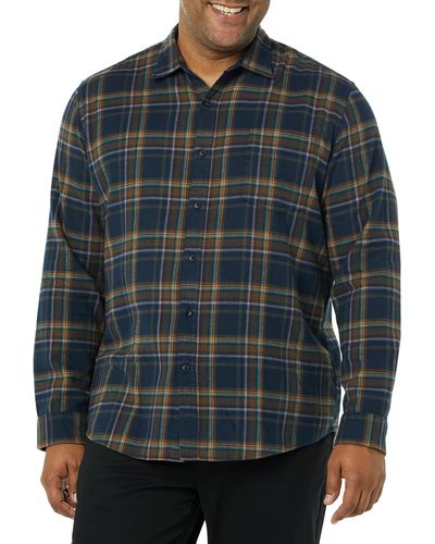 Amazon Essentials Long-sleeve Flannel Shirt - Multicolour
