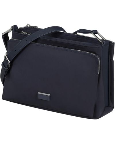 Samsonite Be-her Shoulder Bag M With 3 Compartments - Blue