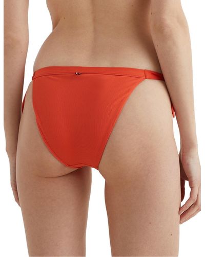 Tommy Hilfiger Side Tie Bikini - Naranja