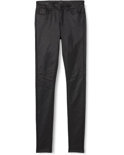 Vero Moda Vmseven Nw Ss Smooth Coated Pant Tall in Blau | Lyst DE