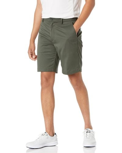 Amazon Essentials Pantaloncini da Golf Elasticizzati vestibilità Aderente Uomo - Grigio