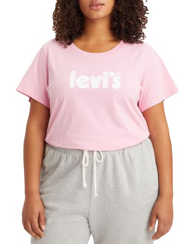 Levi's Plus Size Perfect Tee T-Shirt - Rose