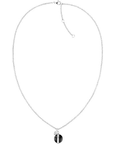 Tommy Hilfiger 88801075 Necklace Stainless Steel One Size - White