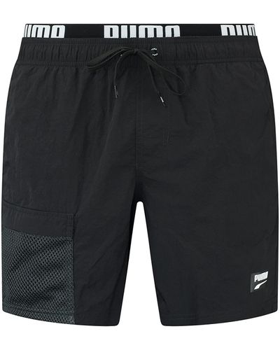 PUMA Utility Mid Board Shorts - Zwart