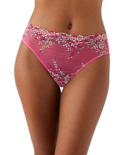 Wacoal Embrace Lace Hi-cut Brief Panty - Pink