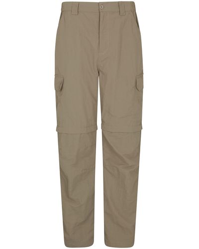 Mountain Warehouse Off S Trousers - Convertible Into Shorts And - Natural