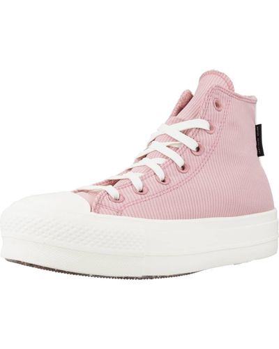 Converse Chuck Taylor All Star Lift Platform Counter Climate Sneakers Voor - Roze