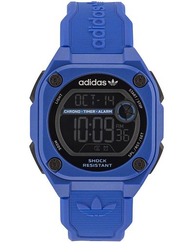 adidas Blue Resin Strap Watch