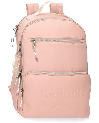 Reebok Noah Backpack Pink 24x28x10 Cms Polyester 0,19l