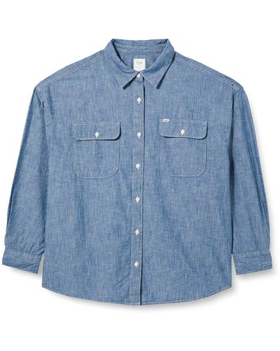 Lee Jeans Frontier Shirt - Blau