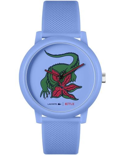 Lacoste Analoge Quartz Horloge Met Siliconen Band 2011266 - Blauw