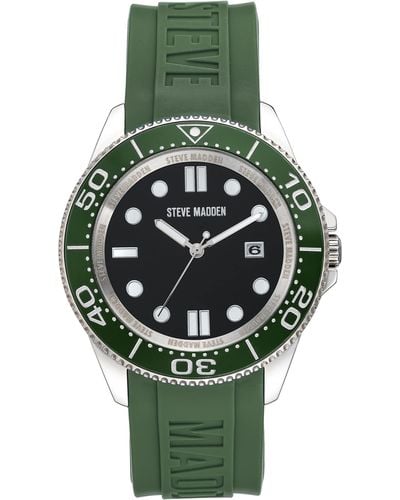 Steve Madden Dress Watch Sm/1045bkgn - Green