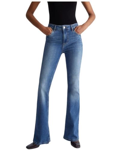 Jeans a zampa d'elefante Liu Jo da donna | Sconto online fino al 50% | Lyst