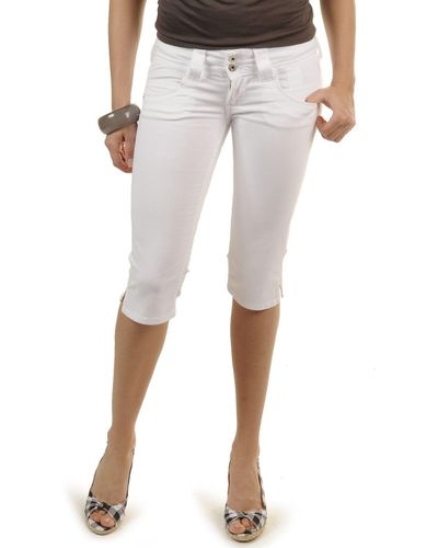 Pepe Jeans Venus Crop Shorts - Weiß