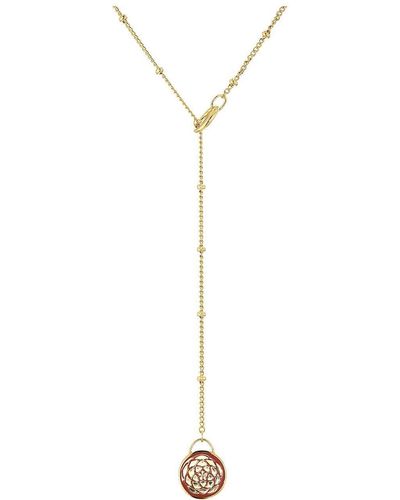 ALEX AND ANI Pc19ennb04g,new Beginnings 21 In. Adjustable Lariat Necklace,14kt Gold Plated,black