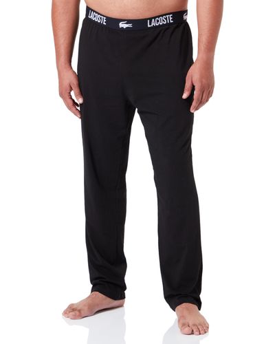 Lacoste 3H8302 Pantalon de Pyjama - Noir