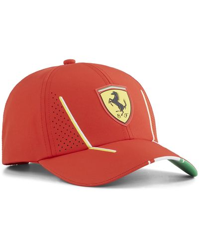 PUMA Scuderia Ferrari 2024 Team Cap Burnt Red One Size Fits Most
