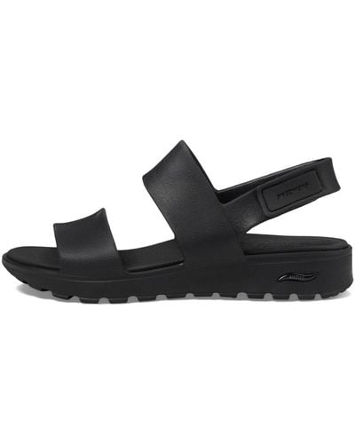 Skechers Arch Fit Footsteps Sandal Blk/Blk 8 Medium US - Schwarz