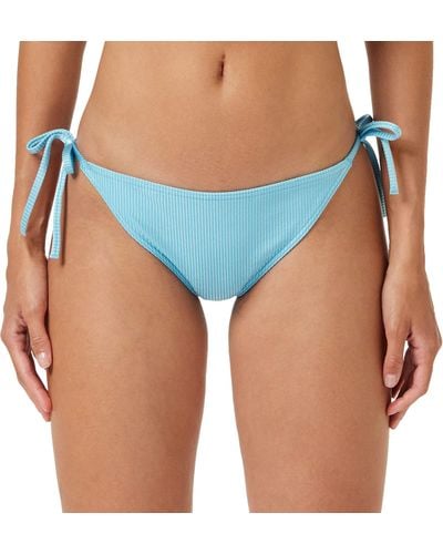 Calvin Klein Slip Bikini Allacciatura Laterale Donna Sportivo - Blu