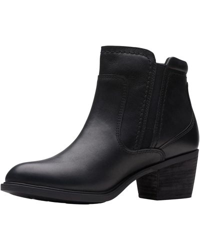 Clarks Neva Zip WP Chukka-Stiefel - Schwarz