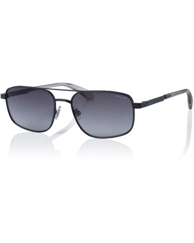 Superdry Sunglasses Sds 5000 006 Matte Navy-grey Crystal/smoke Gradient - Black