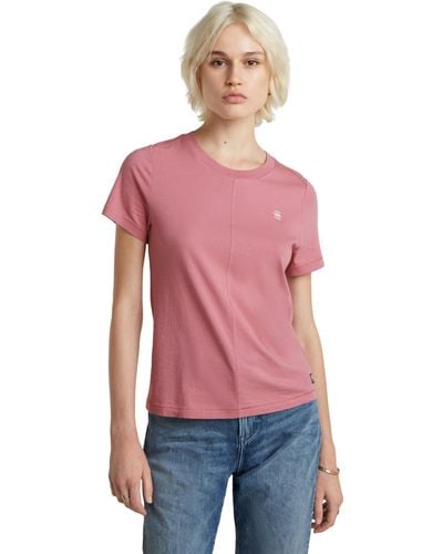 G-Star RAW Front Seam Top - Red