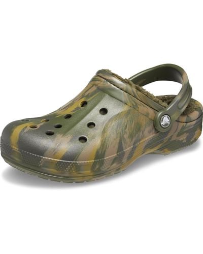 Crocs™ Ralen Lined Clogs | Fuzzy Slippers - Multicolor